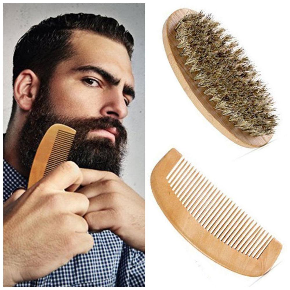 Kit Cepillo Y Peine Para Barba Material Madera  Éxito  exitocom